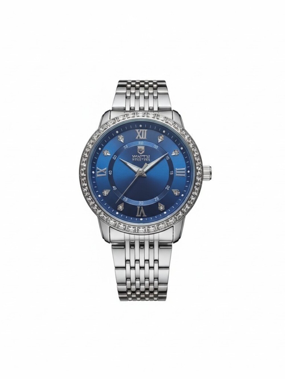 Luxury Blue Dial Quartz Watch
